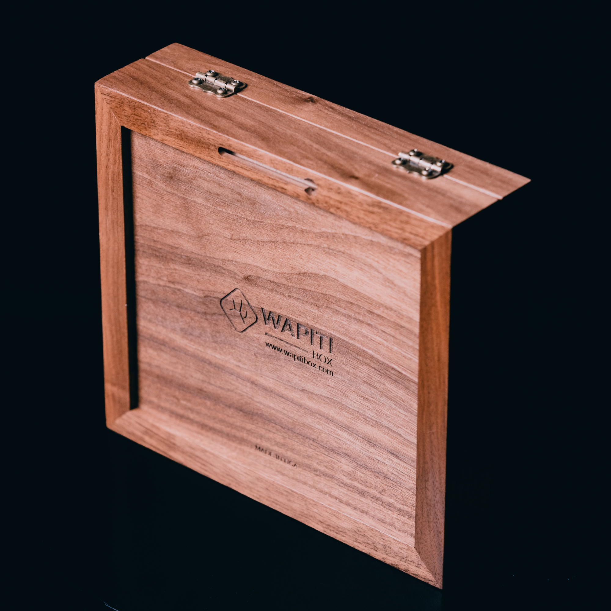 Ivory Display Wapiti Box | Premium Elk Ivory Display Case | Handcrafted in the USA